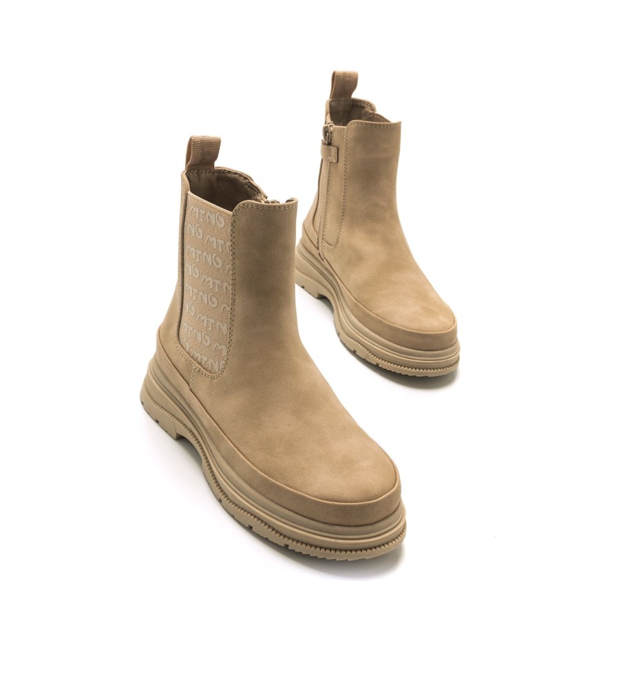 Botas de cano curto Mustang Kids Future bege