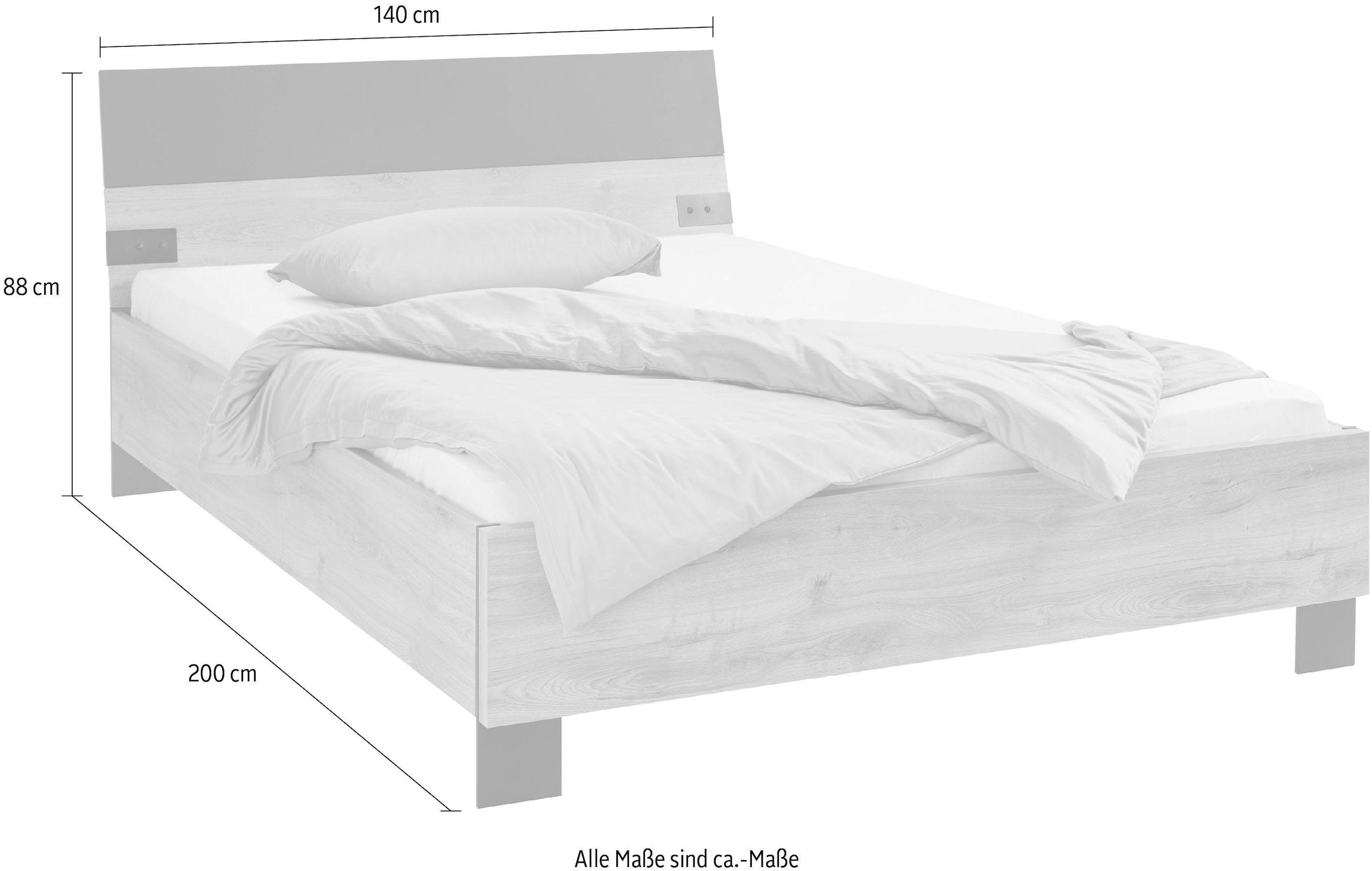 Wimex Futonbett »Malmö, Bett Made in Germany« im beliebten Industrial look, 3 Breiten zur Auswahl