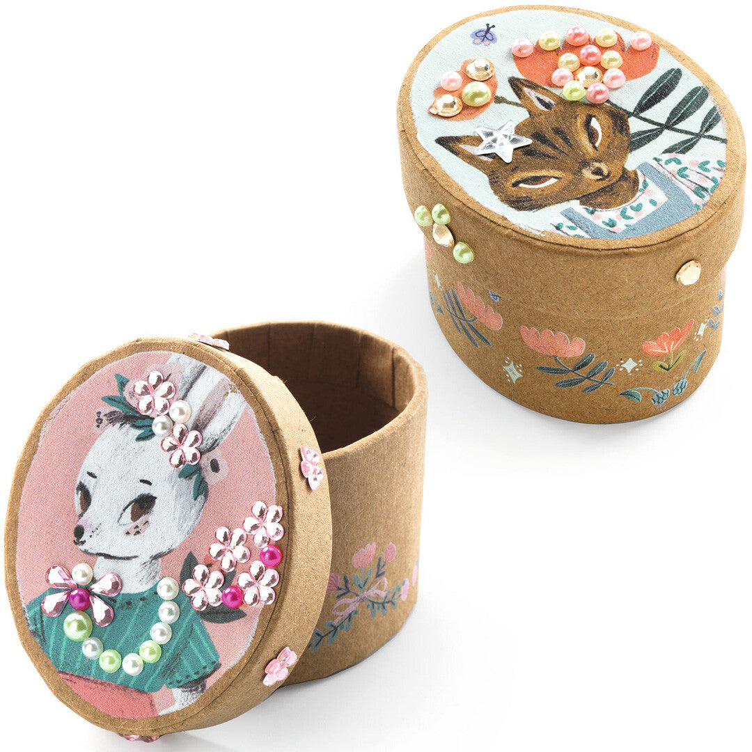 Djeco knutselset diy opbergdoosjes - adorables