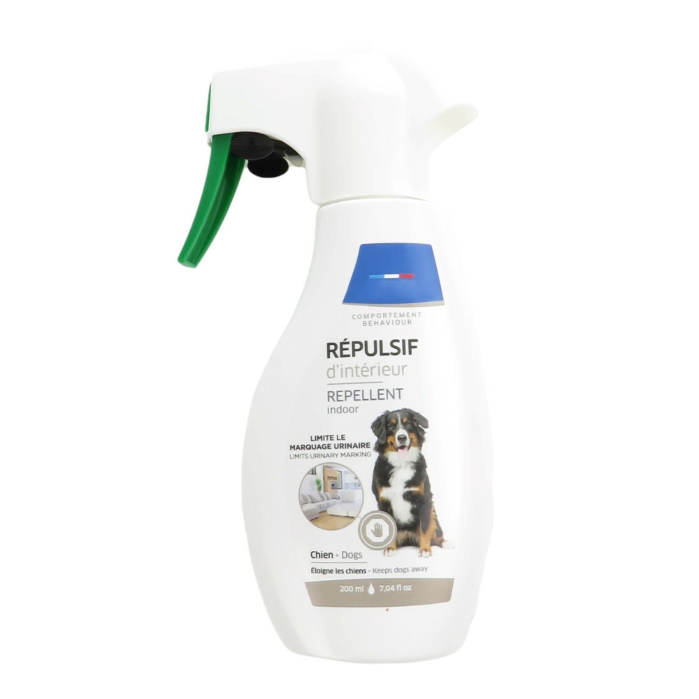 Répulsif d'intérieur en spray, 200 ml pour chien