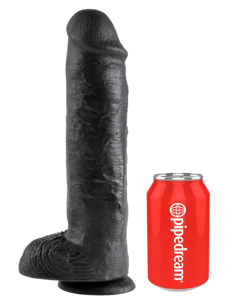 Naturdildo mit Saugfuß 11'', King Cock