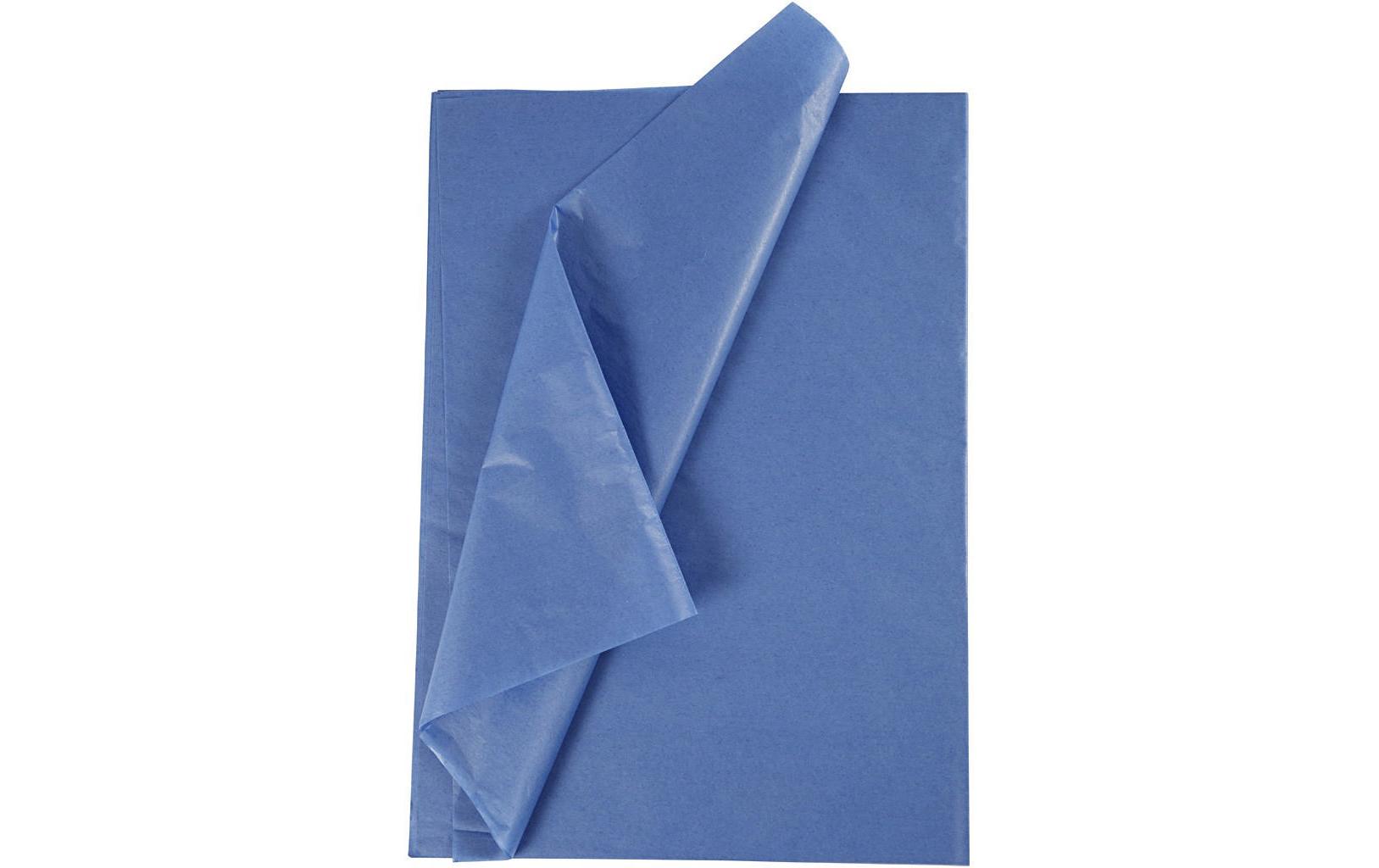 Seidenpapier 50 x 70 cm, 25 Blatt, BlauSeidenpapier 25 Blatt