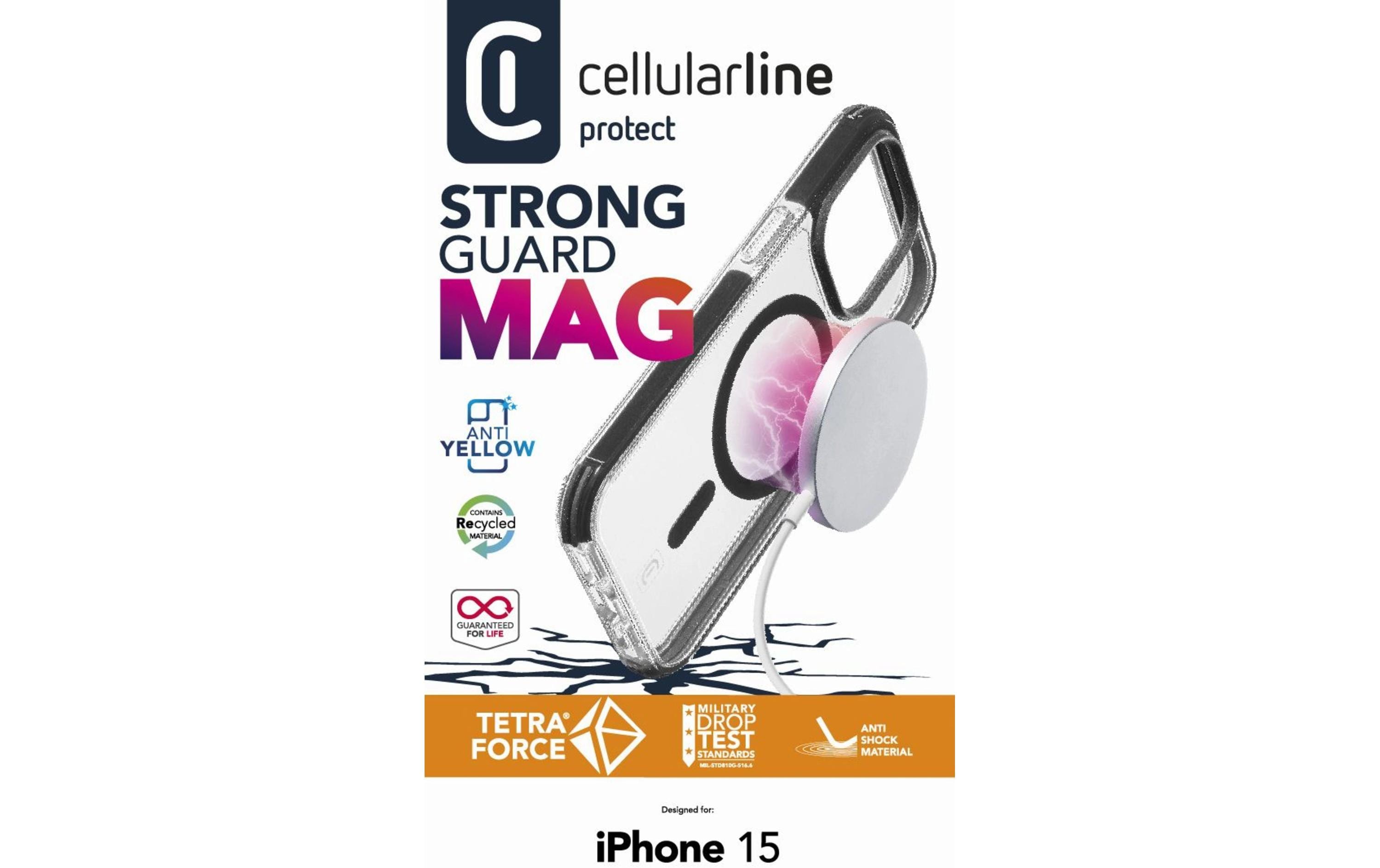 Back Cover Strong Guard iPhone 15 TransparentSchutzhülle für das Apple iPhone 15