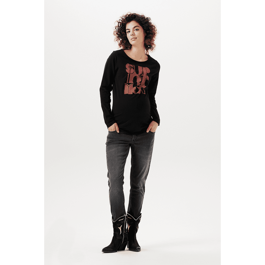 SUPERMOM Langarmshirt Cortez Black
