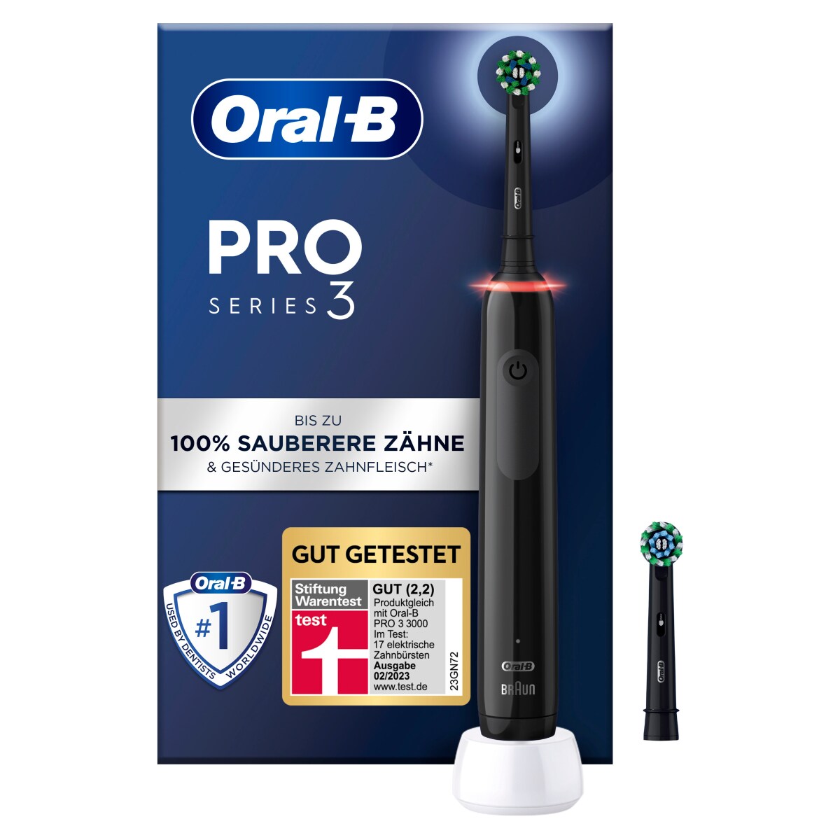 Oral-B Pro 3 3000 Cross Action Black Edition JAS22 elektrische Zahnbürste
