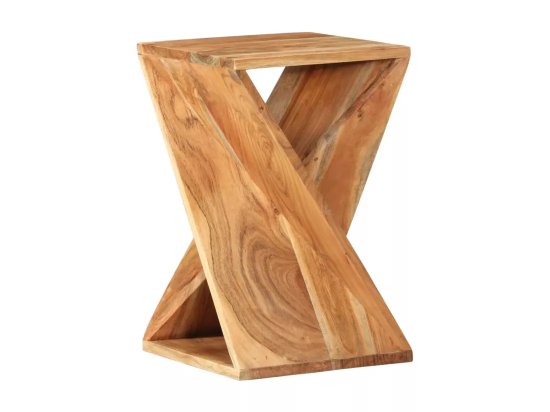 Table d'appoint 35x35x55 cm Bois massif d'acacia