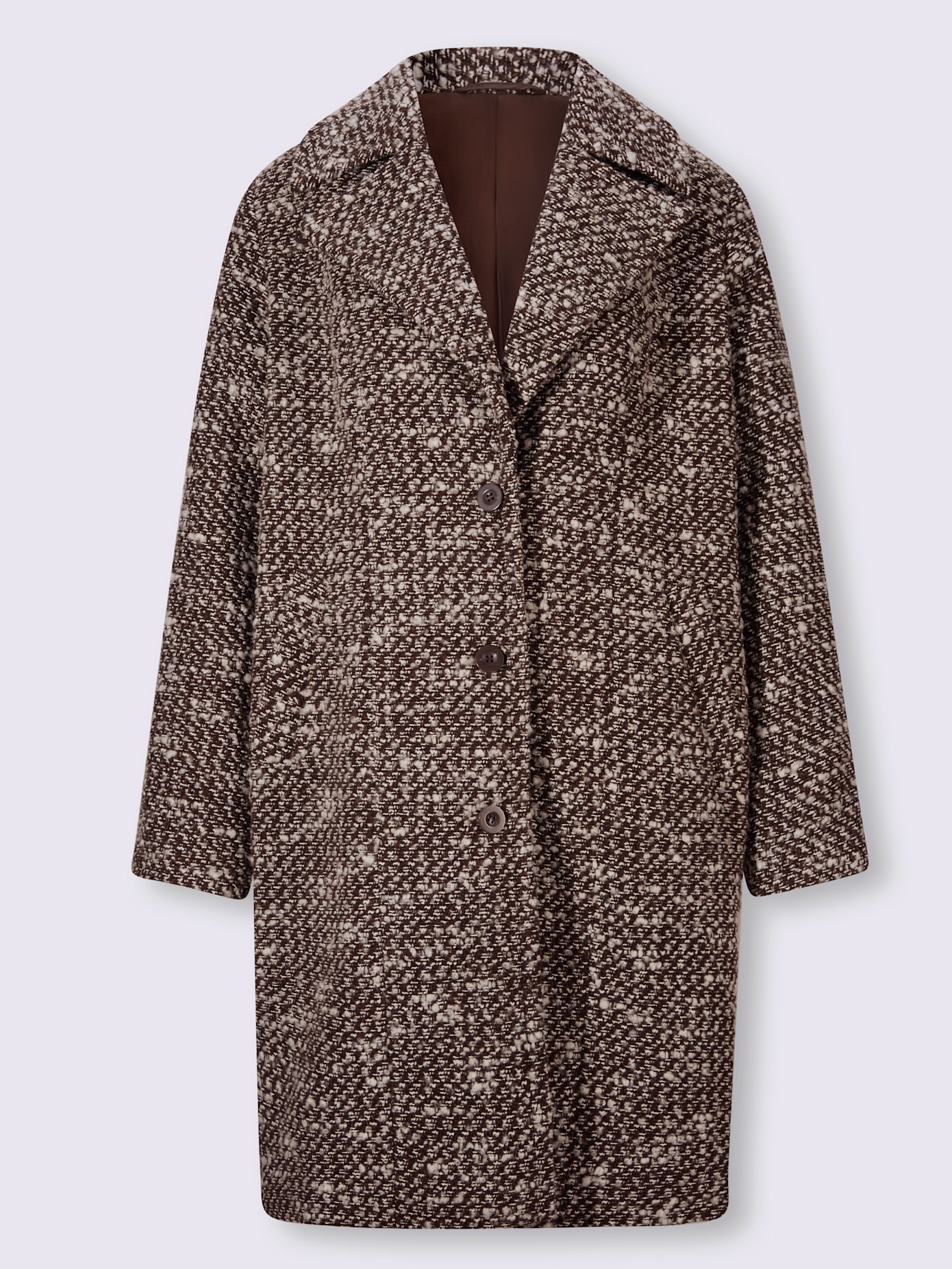 Manteau qualité bouclé hivernale