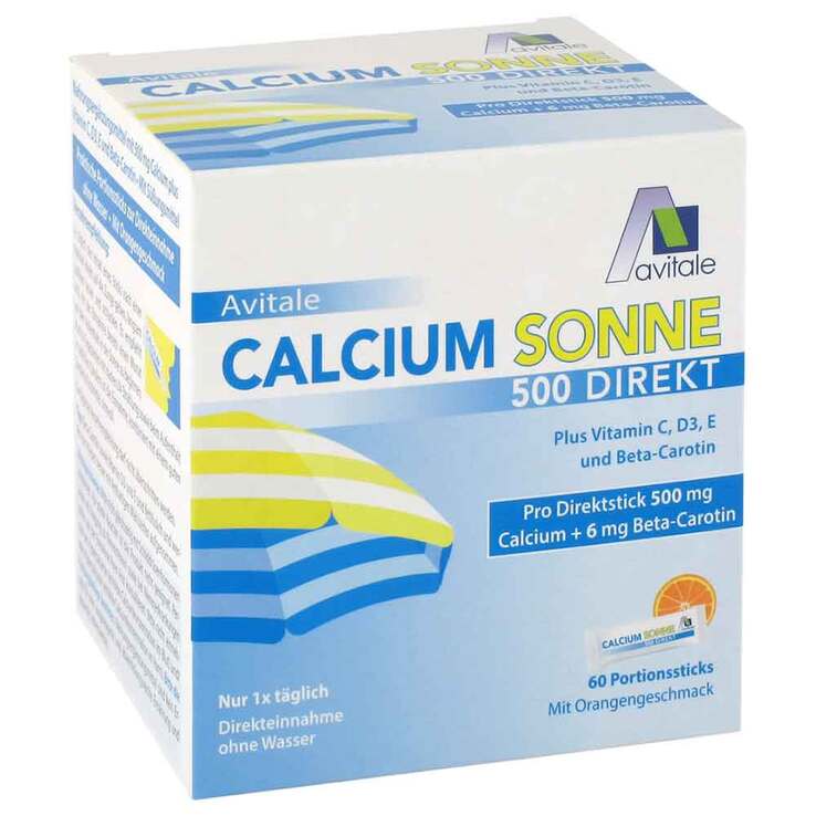 Calcium Sonne 500 Direkt Portionssticks, 60 St
