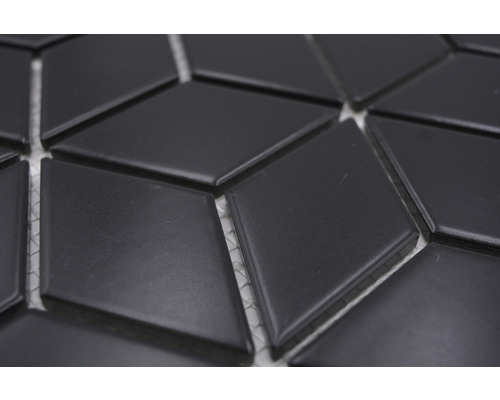 Keramisch mozaïek POV 05 zwart mat 26,6x30,5 cm