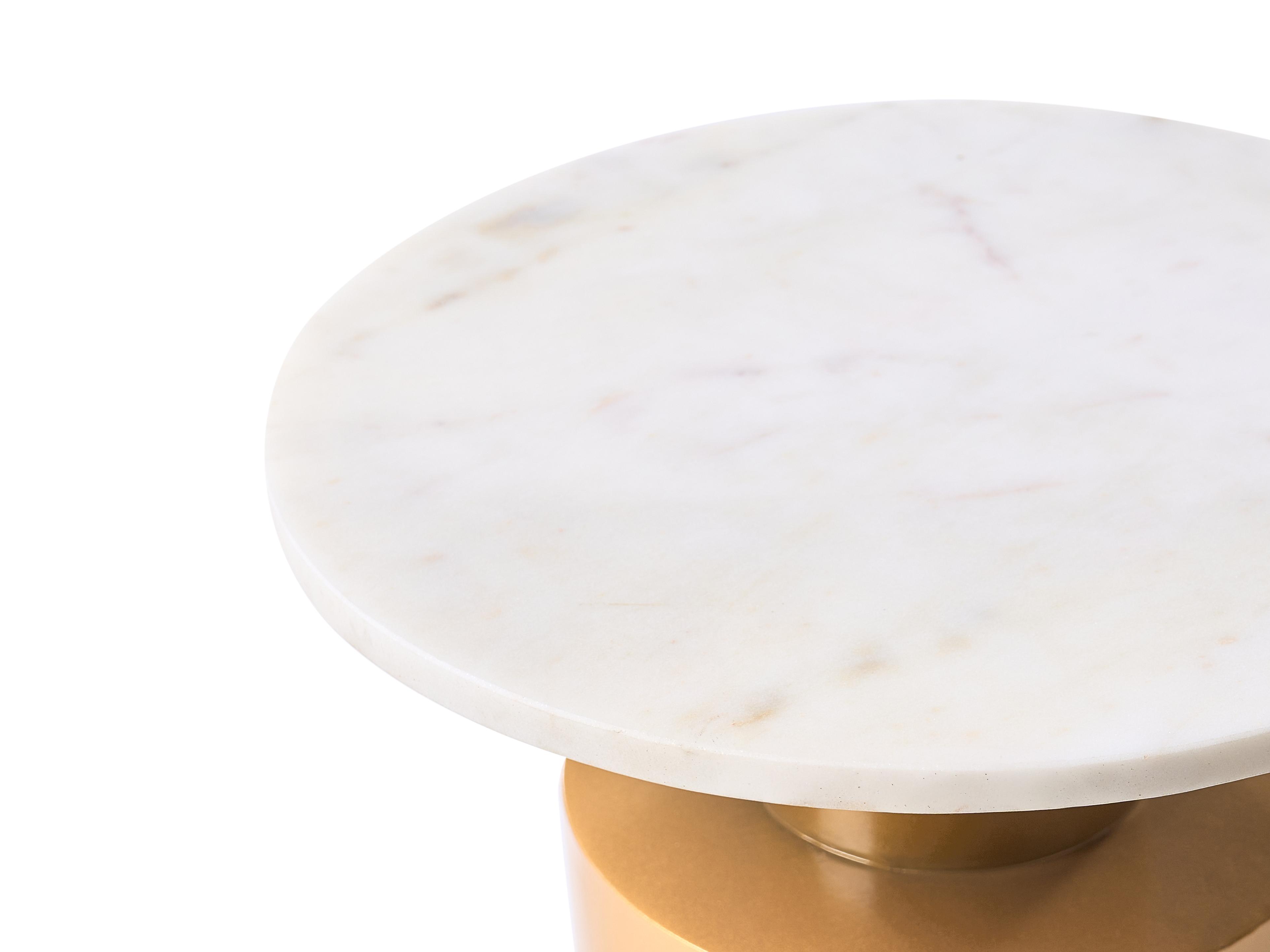 Bijzettafel ARIAGA Metaal Goud