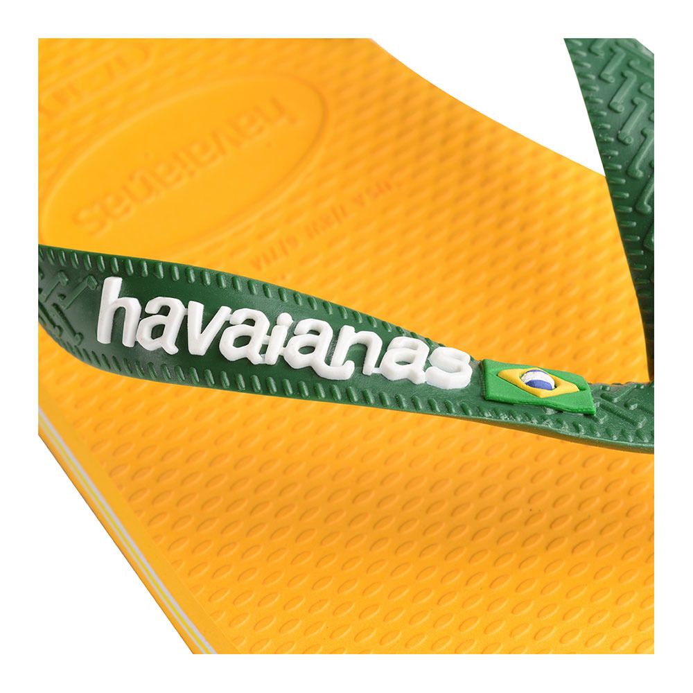 Havaianas BRASIL LOGO - Tongs pop yellow