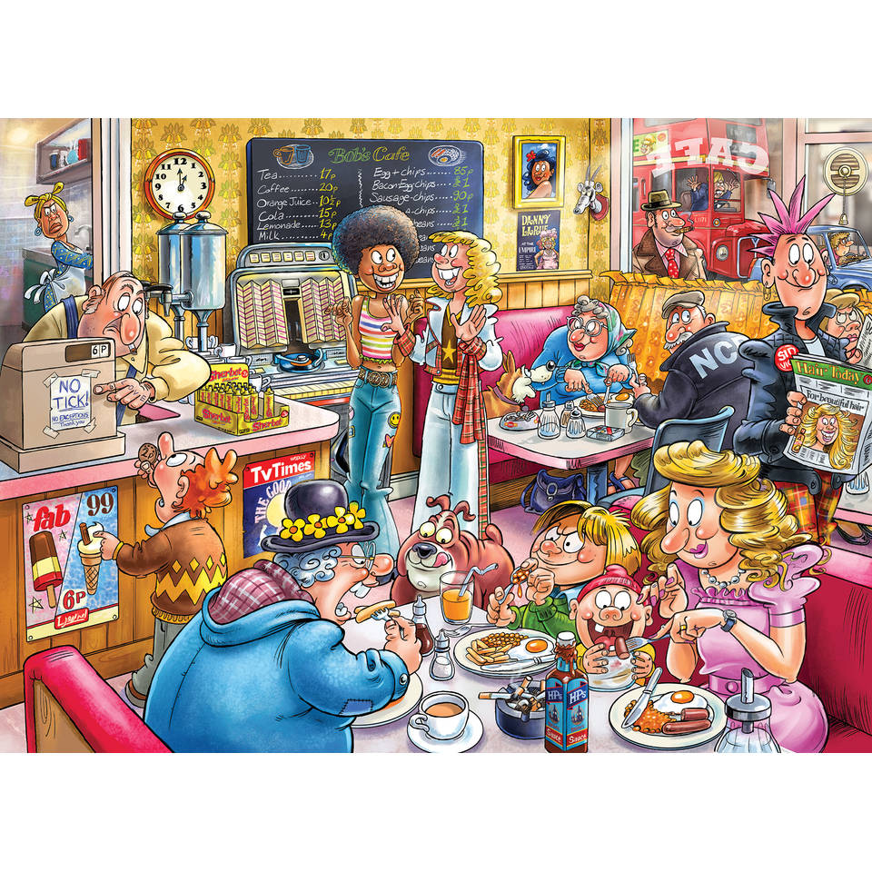 Jumbo Wasgij Destiny puzzel De koffieshop - 1000 stukjes