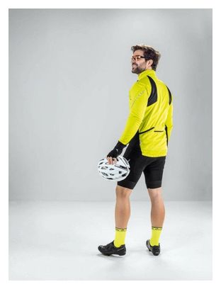 Loeffler veste de cyclisme à manches longues M Bike Zipp-off San Remo 2 WS-jaune