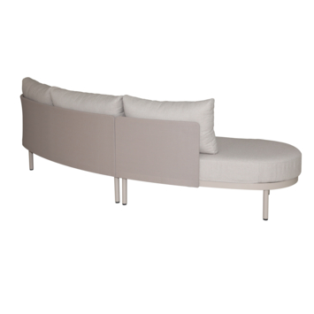 Loungeset Philou beige metaal