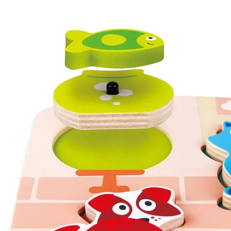 Hape Dynamisches Tier-Puzzle