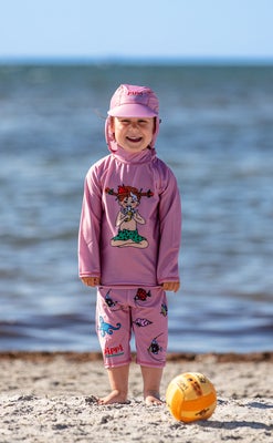Swimpy Pippi UV-Sett 3 Deler, Rosa