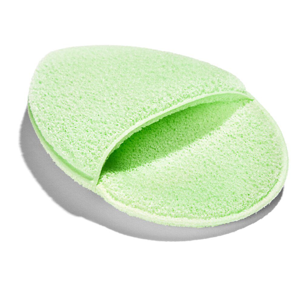 Brosse nettoyante visage en silicone et éponge