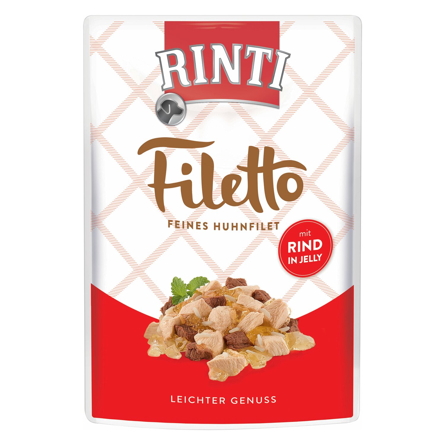 RINTI Nassfutter Filetto  - 100g - Huhn/Rind