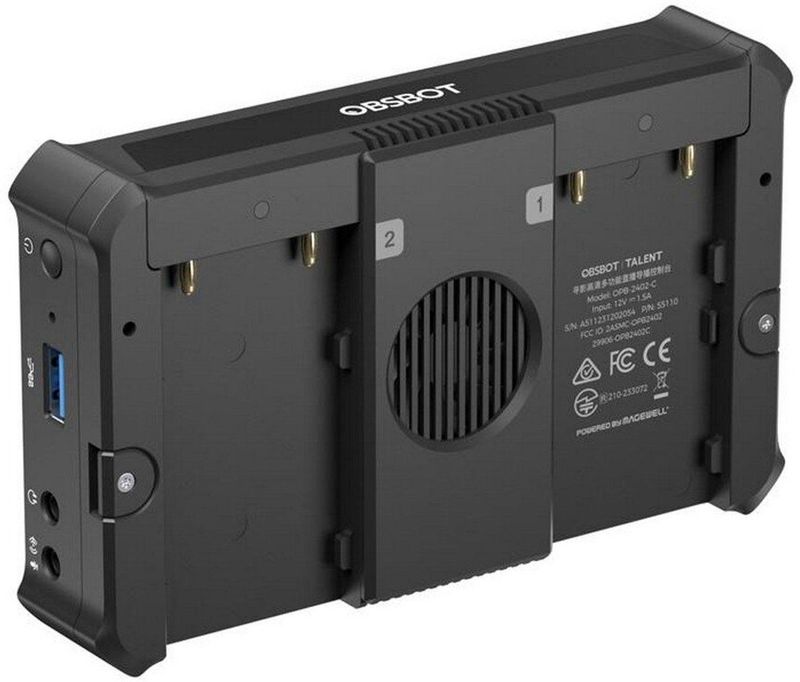 Obsbots Talent - 4K Videoconferentiesysteem - Zwart - Modulair - Met AMOLED Touchscreen