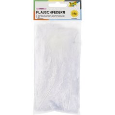 Plumes soyeuses, 100 g, blanc
