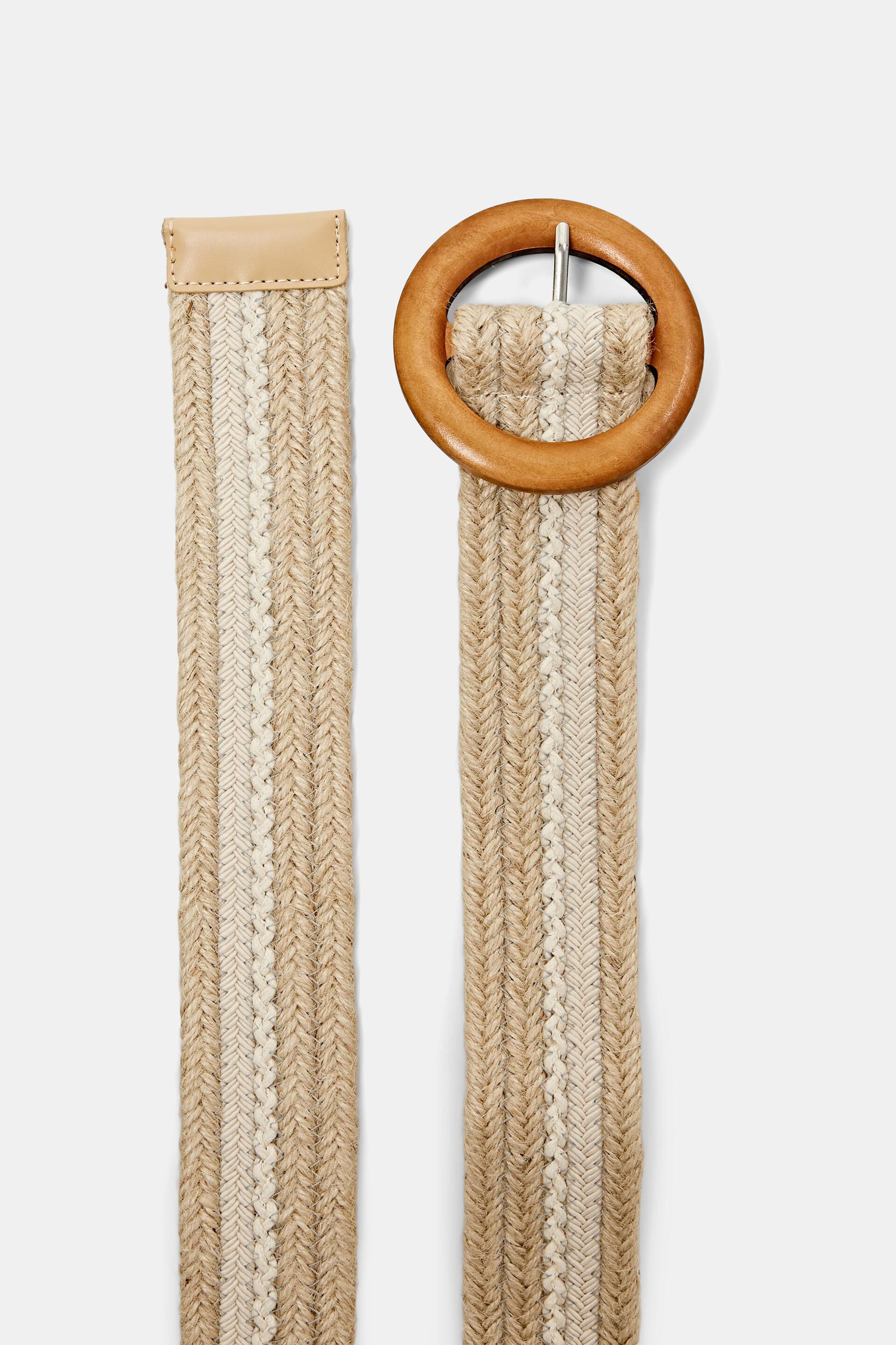 Ceinture tissée en ramie mélangée