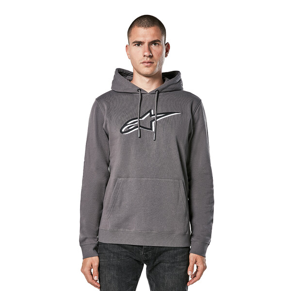 Alpinestars - Sweat à capuche Ageless Shadow Charcoal / Noir / Blanc