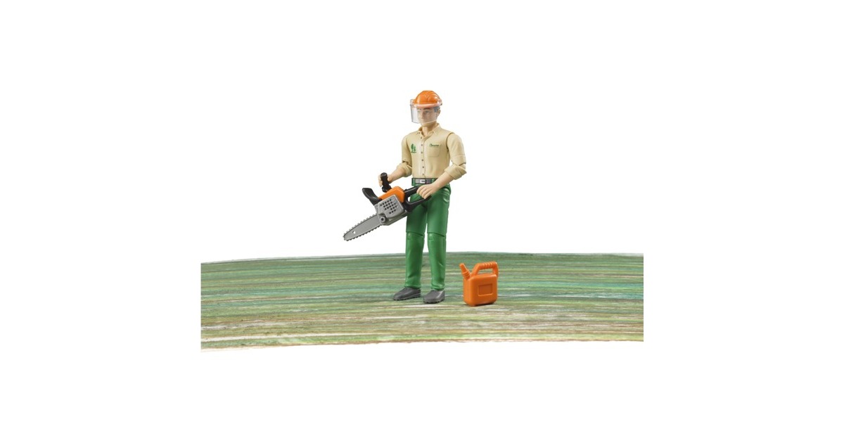 bruderbworld Houthakker met accessoires Speelfiguur  (60030)
