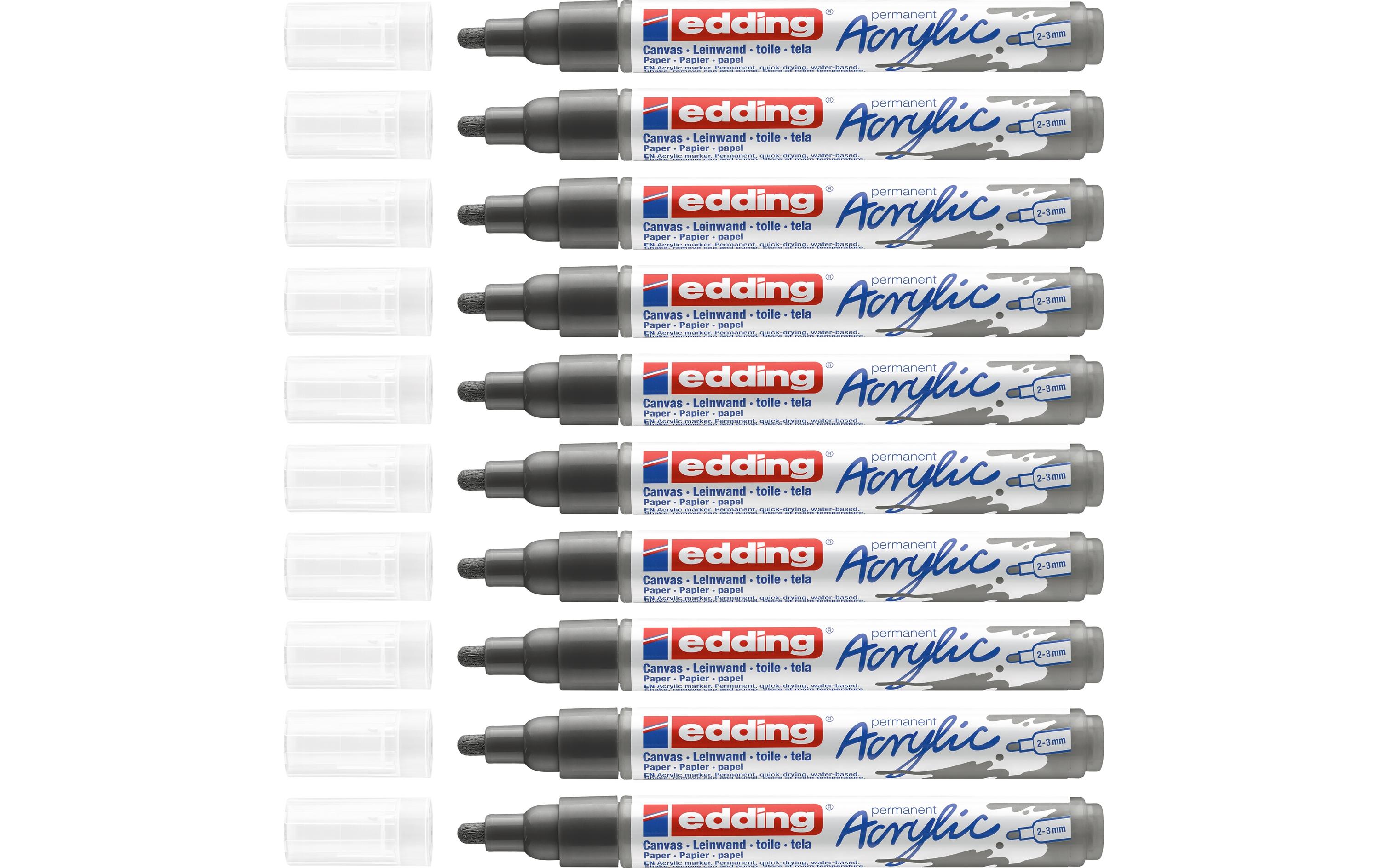 Acrylmarker 5100 Medium, AnthrazitSchnelltrocknende Acrylstifte