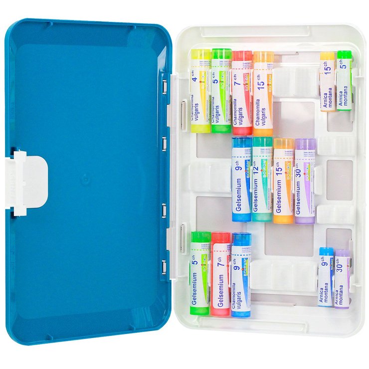 Pilbox homéo pilulier Turquoise
