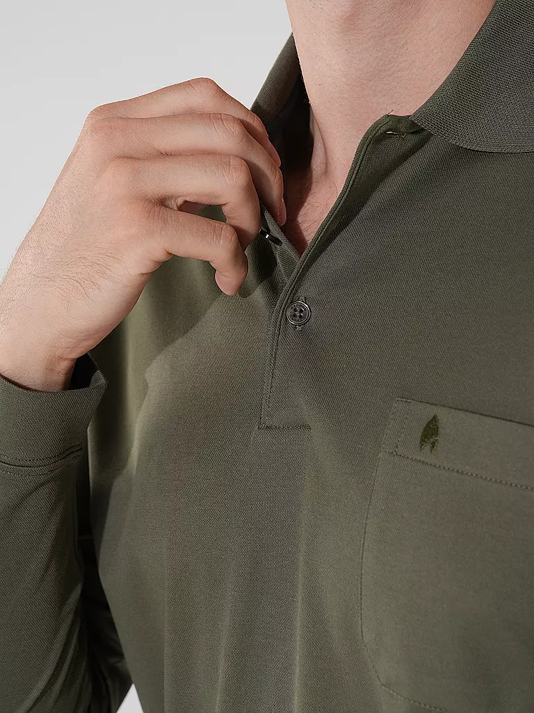RAGMAN Poloshirt grün