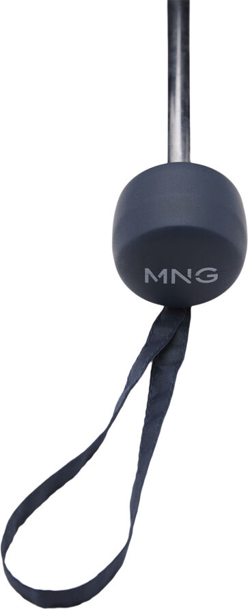 MANGO Plain folding umbrella Navy