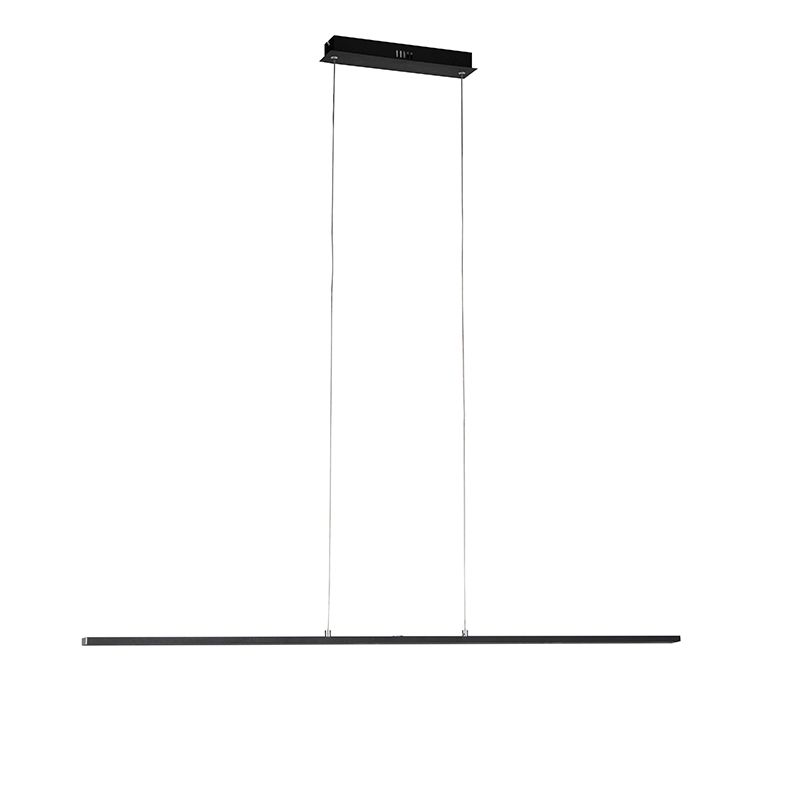 Design hanglamp zwart incl. LED met touchdimmer - Platina