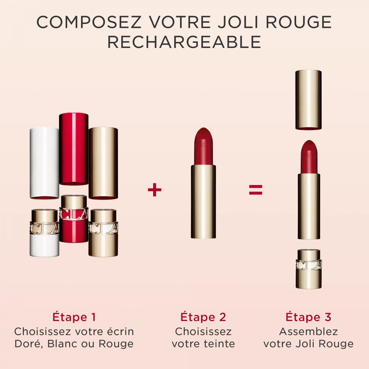CLARINS Joli Rouge Ecrin Rouge