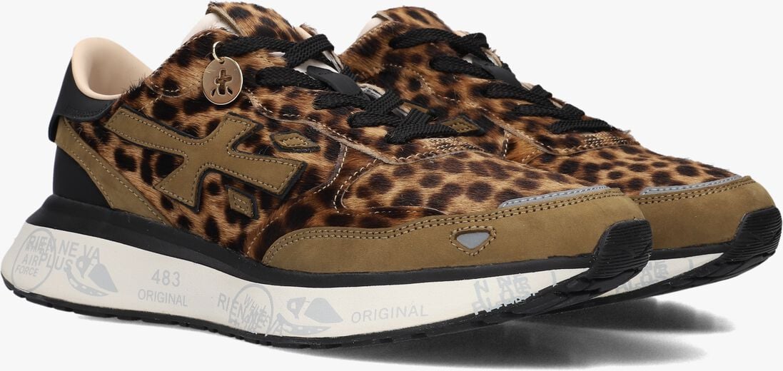 bruine premiata lage sneakers lauryn