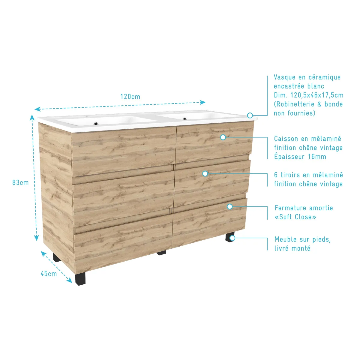Aurlane Timber 120 cm