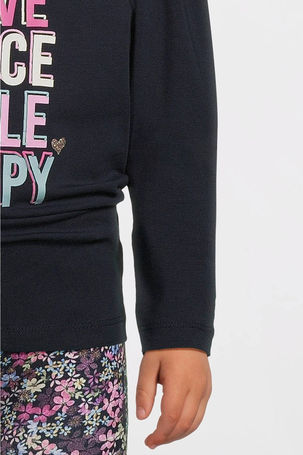 NAME IT longsleeve NMFNEMMY met printopdruk donkerblauw