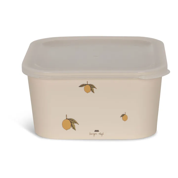 Konges Sløjd Boites de conservation Lemon - Set de 4 | Jaune citron