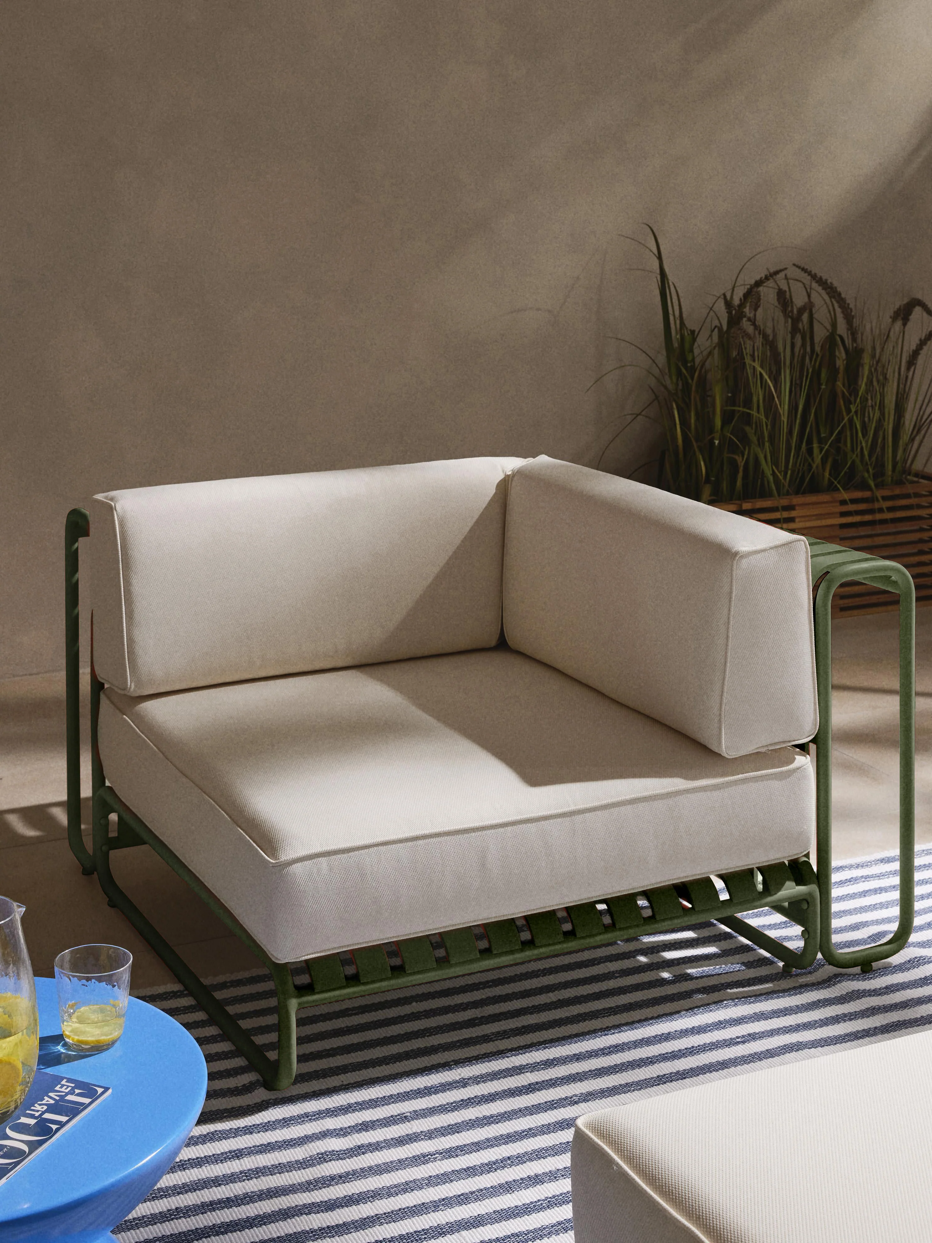 Tuin hoekmodule Caio groen