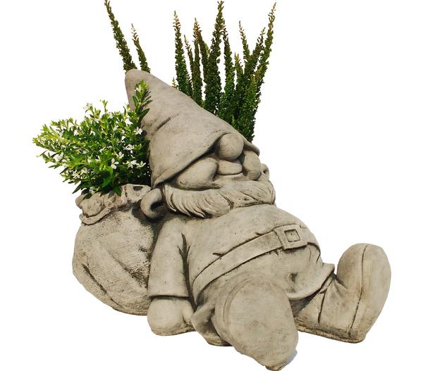 Denscho Beton-Zwerg Fauler Sack, 27 x 33 x 26