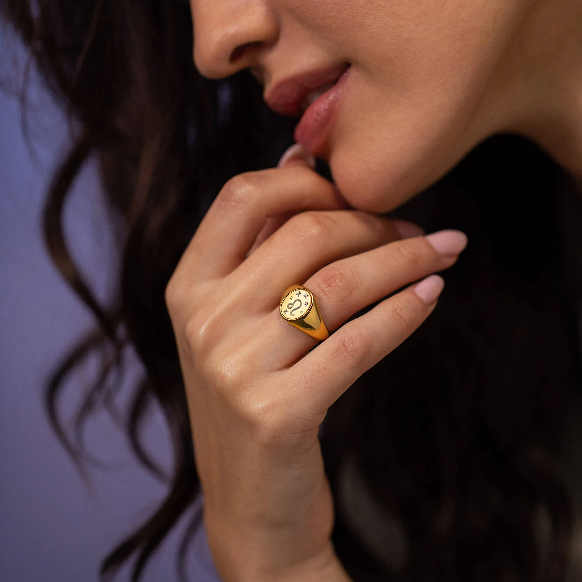 Löwe Zodiac Ring