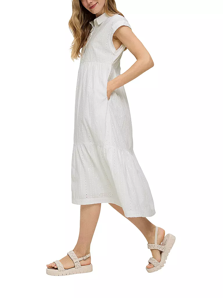 S.OLIVER Maxikleid weiss