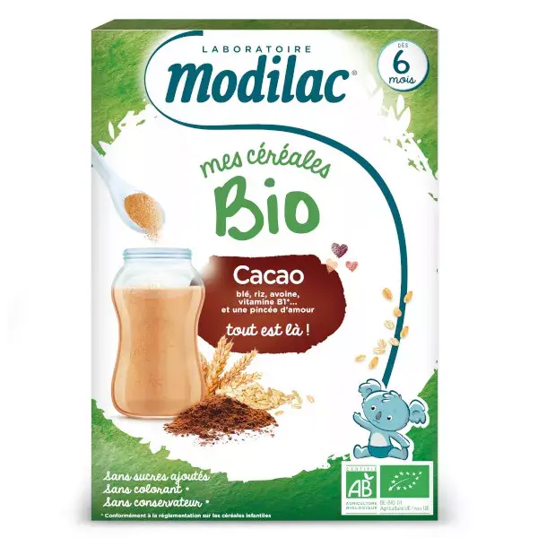Modalac My Organic Cocoa Cereal (a partir de 6 meses) 250g