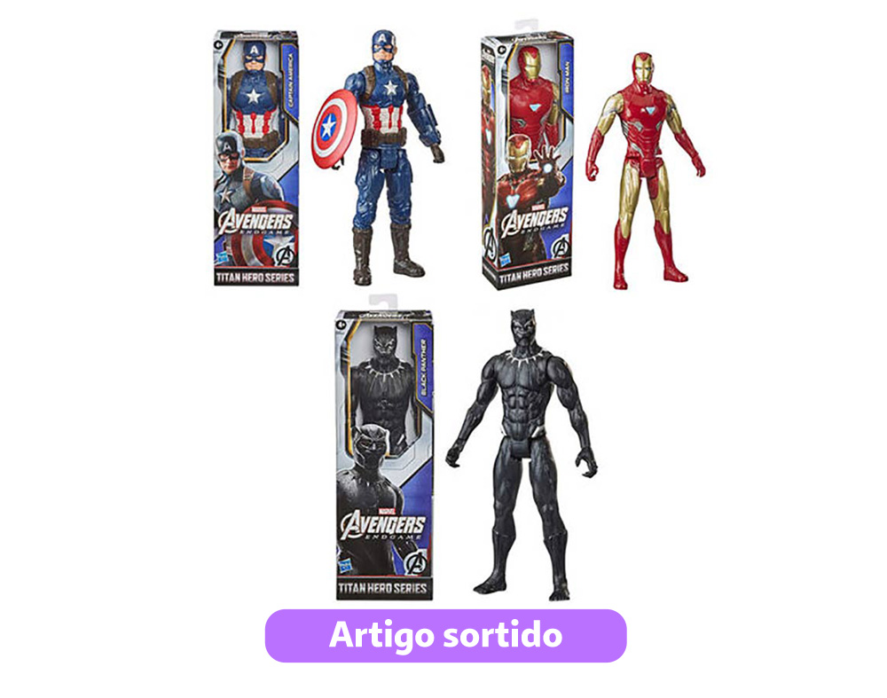 FIGURA TITAN HERO AVENGERS MODELOS SORTIDOS