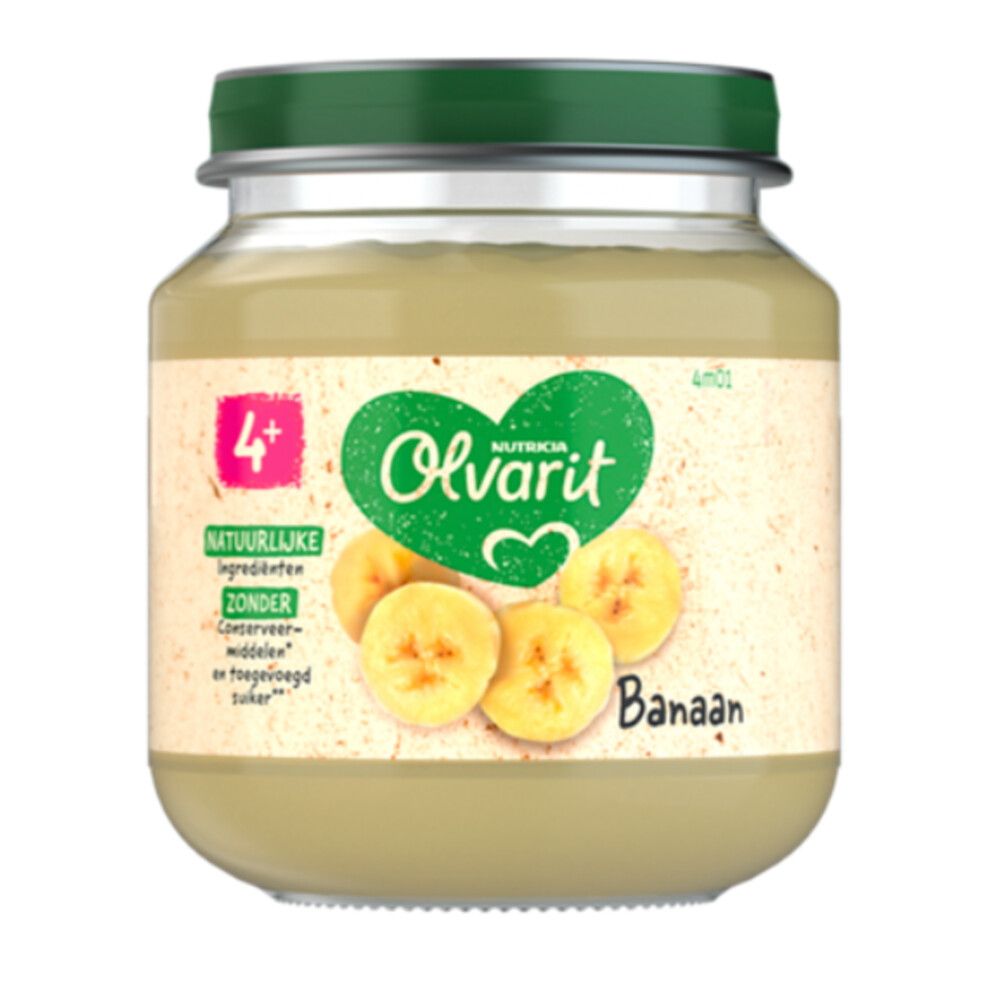 6x Olvarit 1e Fruithapje 4m Banaan125 gr