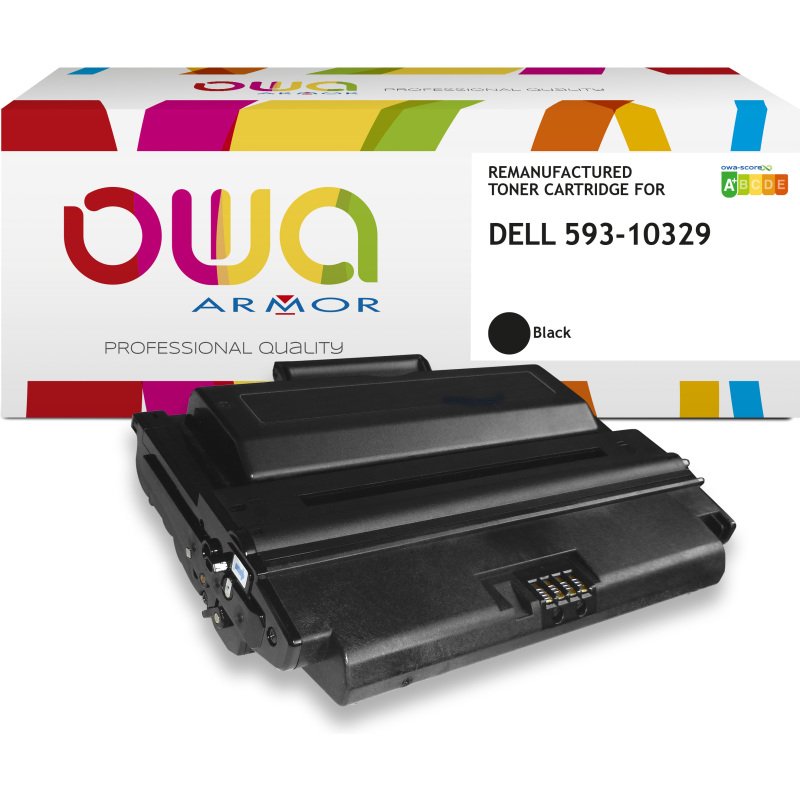 Toner remanufacturé OWA - haute capacité - Noir - pour DELL 593-10329