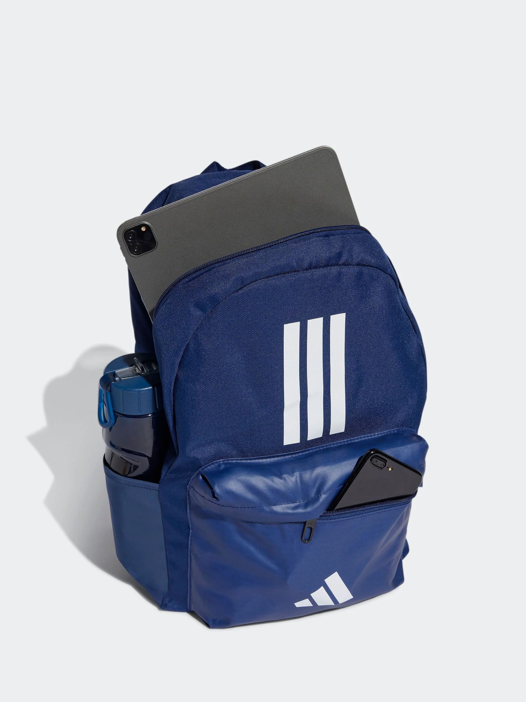 Blauw - adidas Classic 3 Bar Logo rugzak