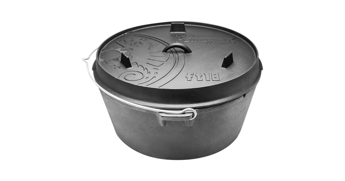 PetromaxDutch Oven ft18-t kookpan  (Zwart, 16,1 liter)