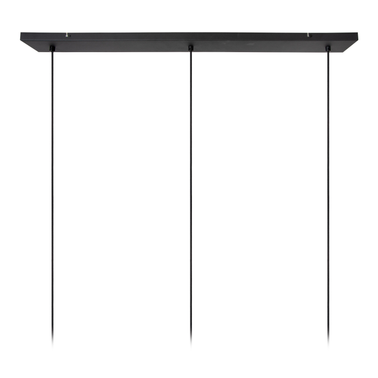 Lucide Rafal cluster 3 hanglamp lineair grijs