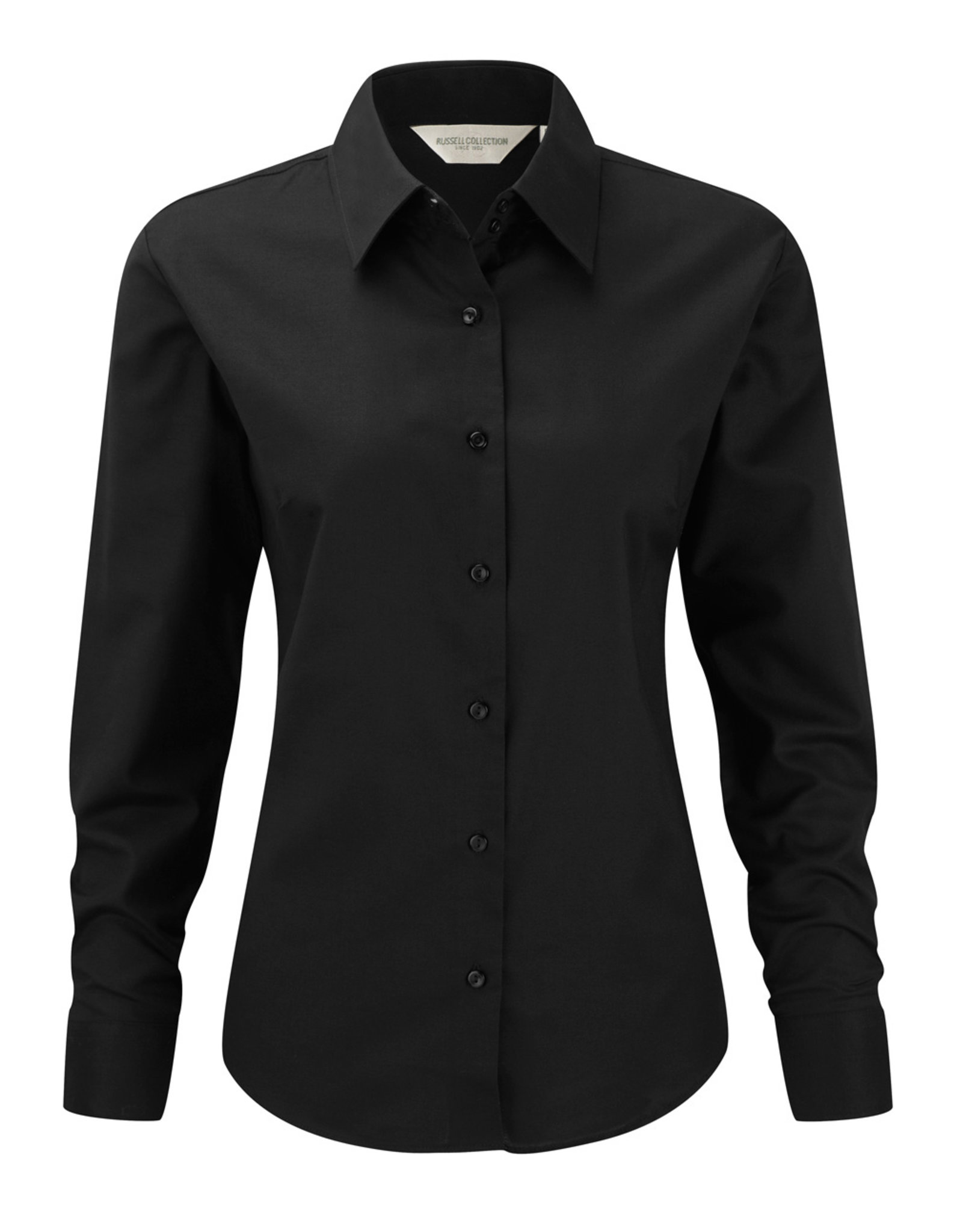 Russell Collection J932F - Chemise Oxford Manches longues femme