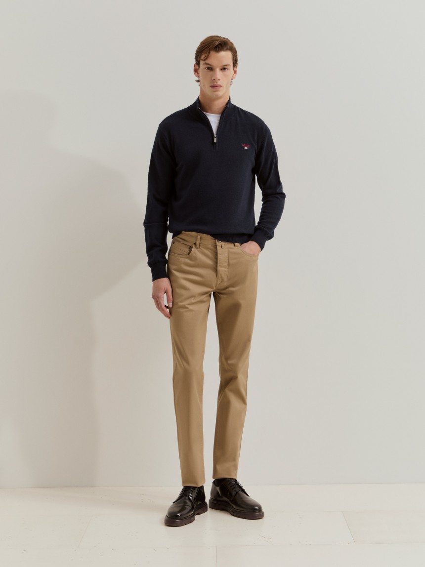 Calças slim fit